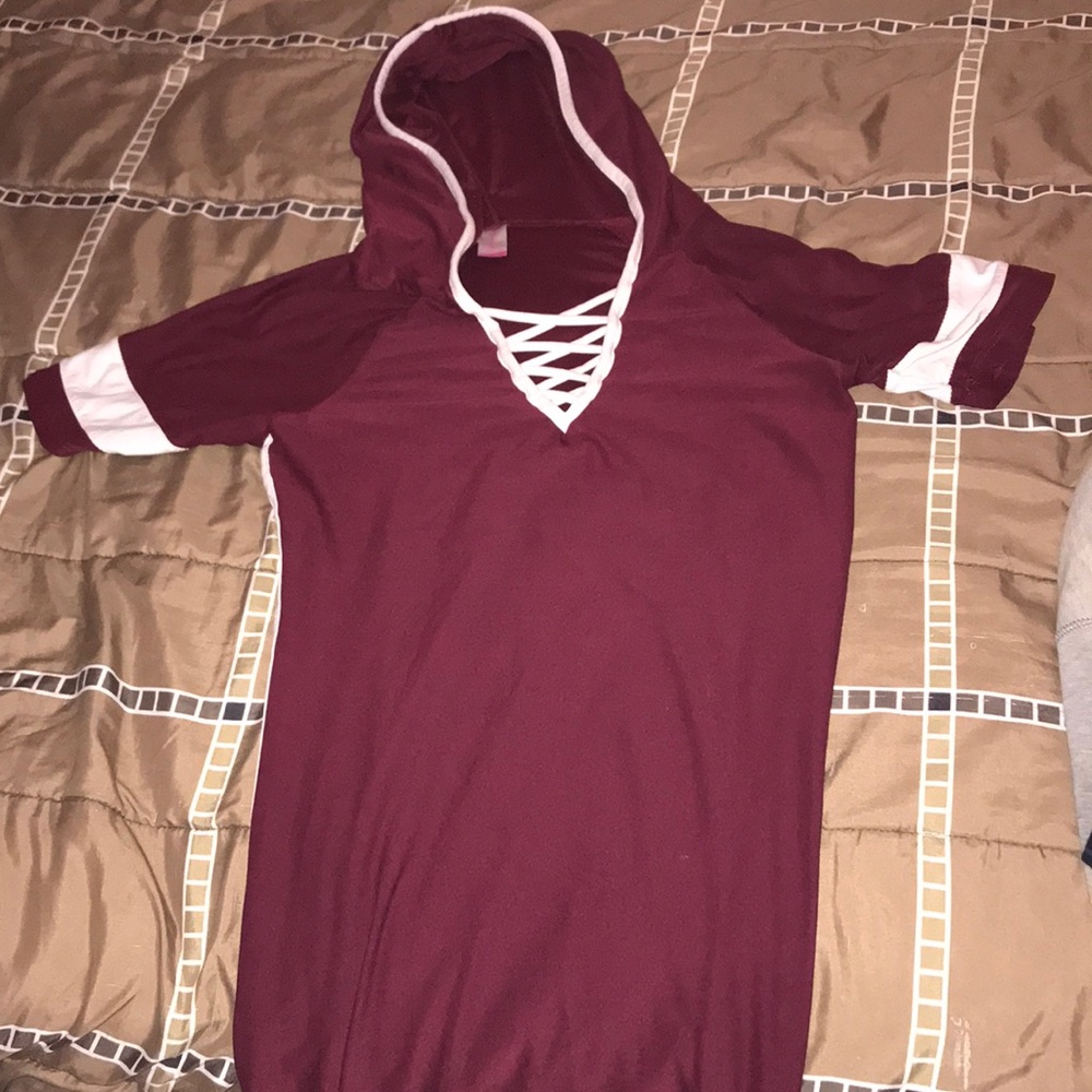 Maroon dress